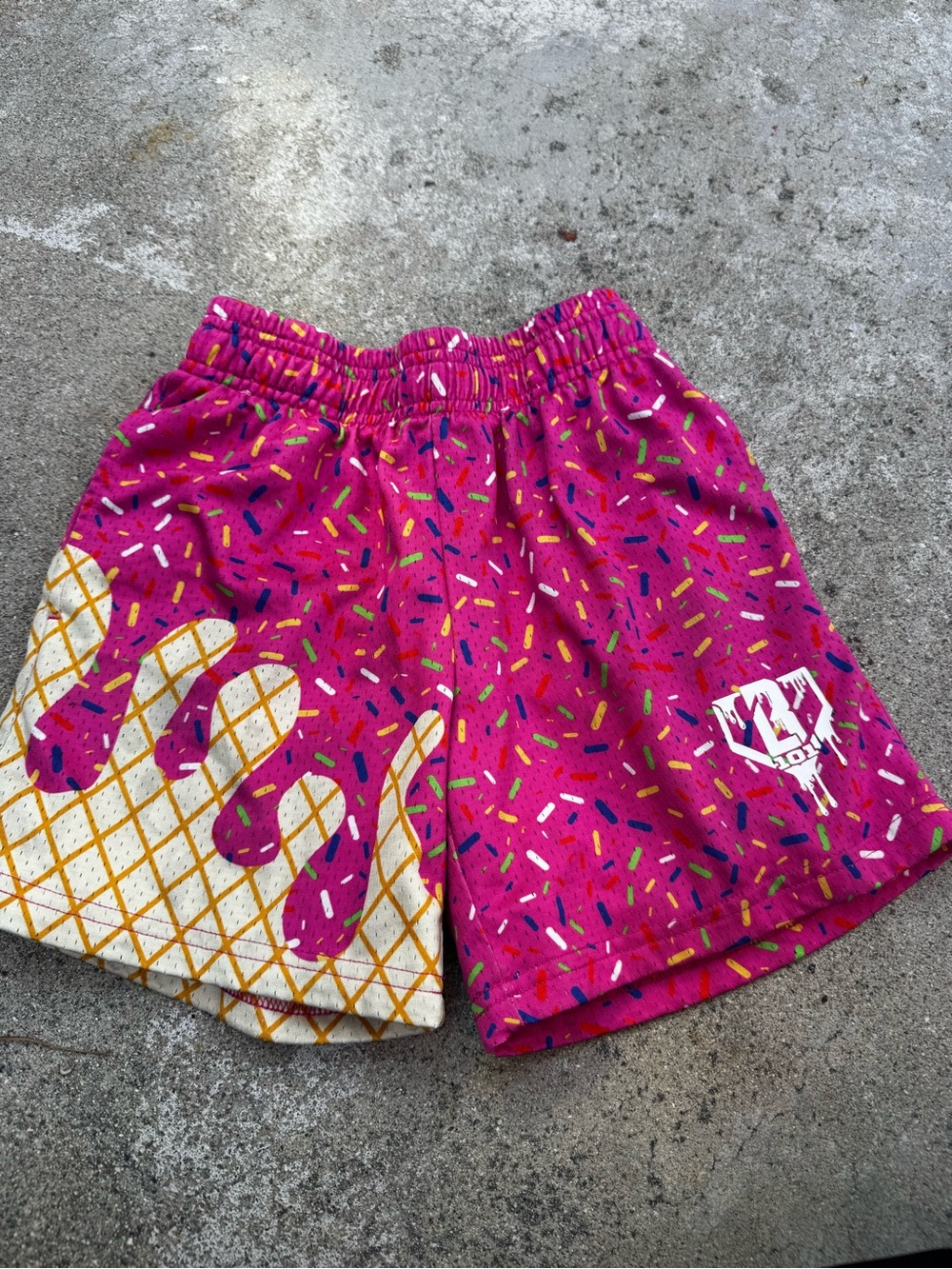 Baseball is a lifestyle Ice Cream shorts boys size S